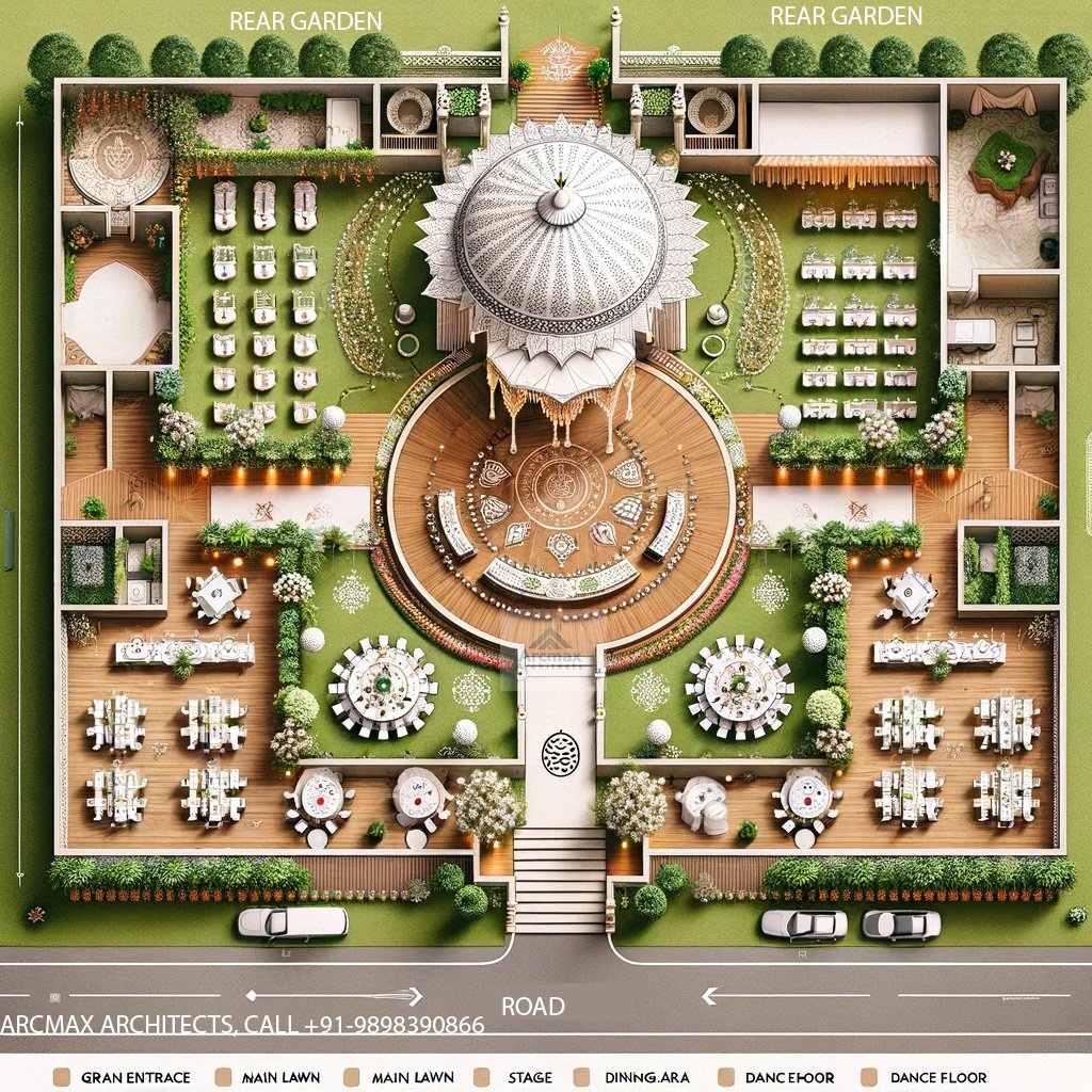 Best Architects in Delhi and Mumbai for Marriage Garden design and Planning